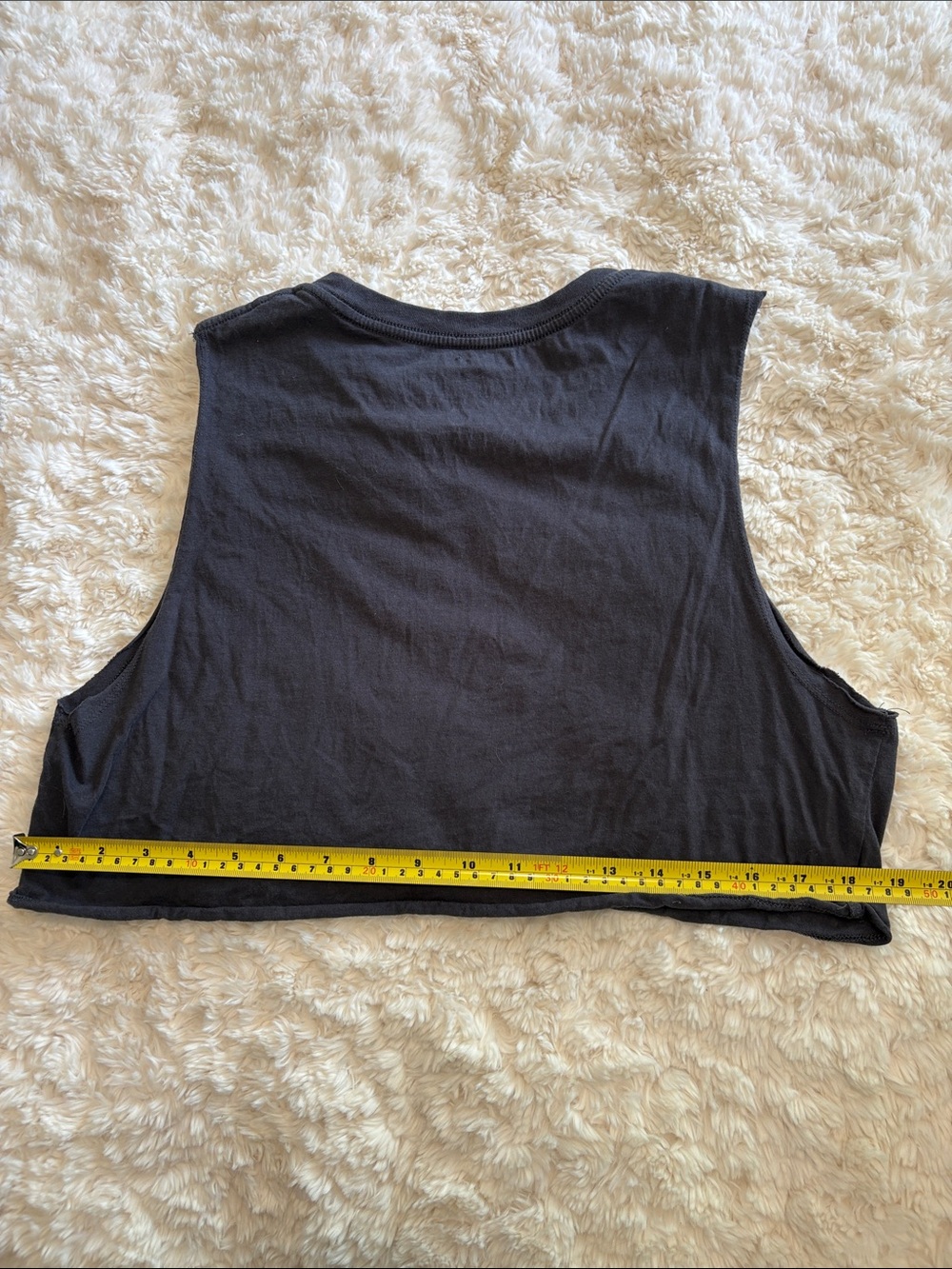 Pink Floyd Women's Black Cropped Graphic Tank Top Rhinestone - Picture 4 of 7